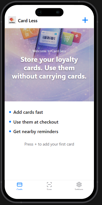 CardLess Wallet – All Your Loyalty Cards in One App